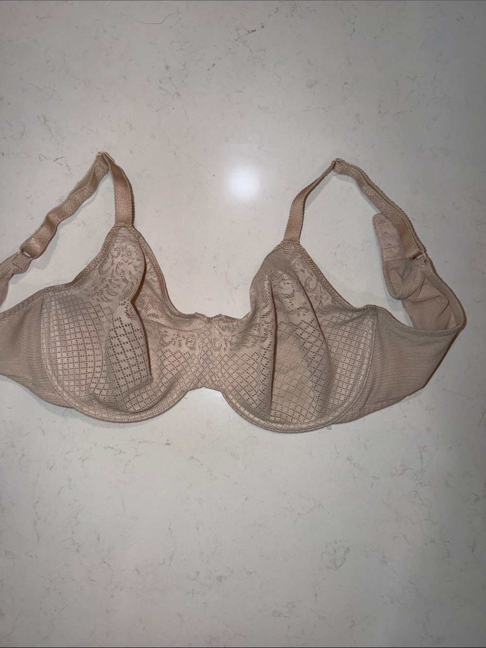 Wacoal Beige Lace Minimizer Underwire Bra
